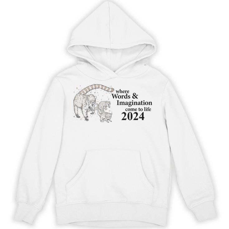 Tucson Festival Of Book TFOB 2024 Coatimundi Mascot Unisex Hoodie