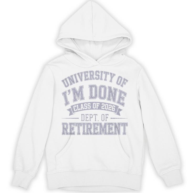 University Of Im Done Retirement Graduation 2026 Premium Tri-Blend Unisex Hoodie