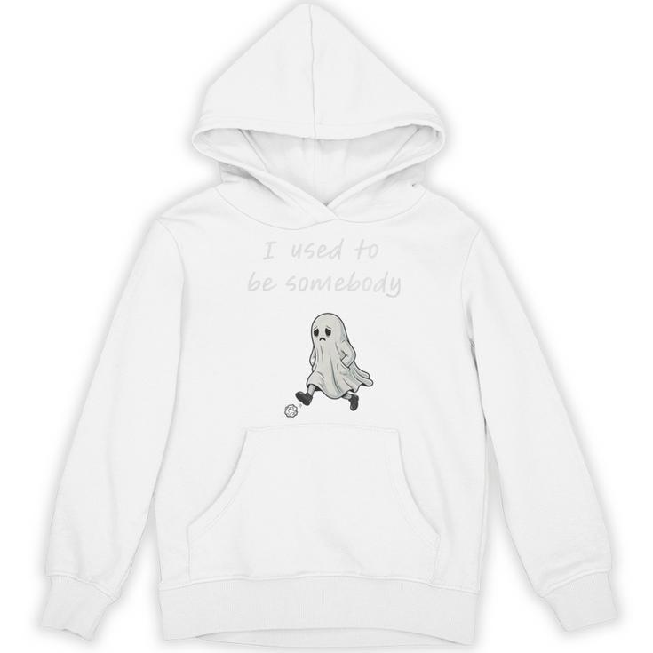 I Used To Be Somebody Nostalgia Halloween Spooky Season Premium Tri-Blend Unisex Hoodie