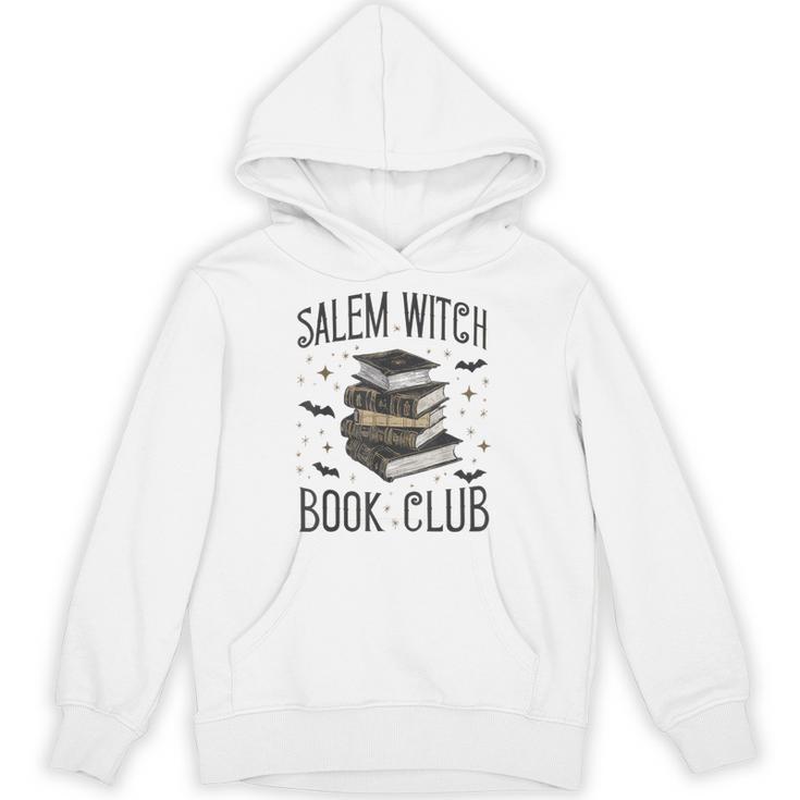 Vintage Salem Book Club Cat Bookish Spooky Halloween Unisex Hoodie