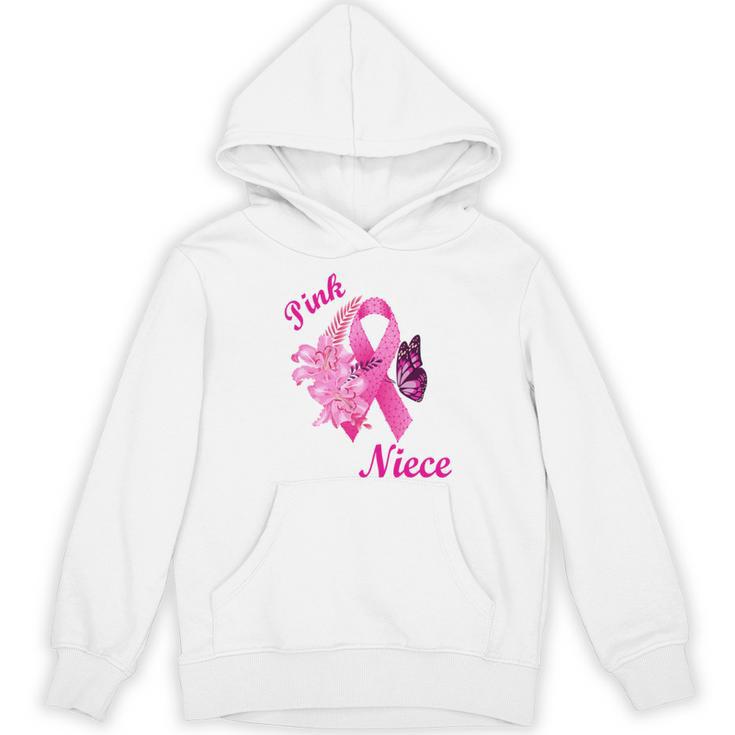 I Wear Pink In Memory Of My Niece Breast Cancer Awareness Unisex Hoodie