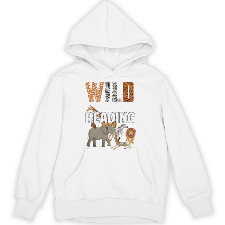 Wild About Reading Book Reader Book Nerd Book Reading Lover Premium Tri-Blend Unisex Hoodie