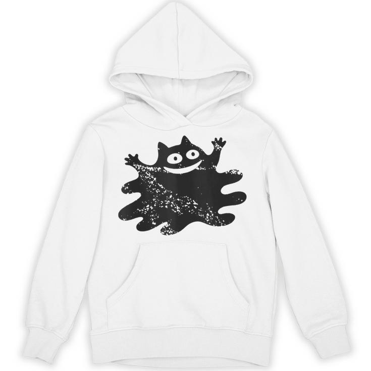 Yk2 Grunge Scary Cat With Tail Tomboy 90s Nostalgia Indie Unisex Hoodie