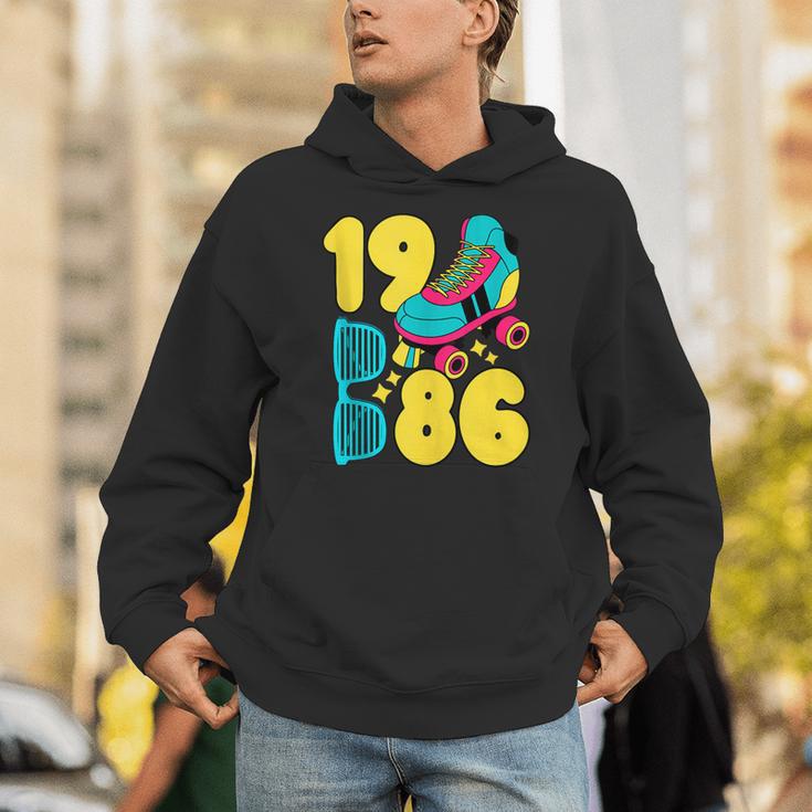 1986 Retro Raised In The 80s Old School Nostalgia Vibes Unisex Hoodie