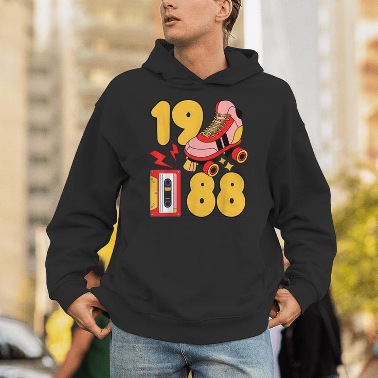 1988 Retro Raised On 80s Music Old School Nostalgia Punk Unisex Hoodie