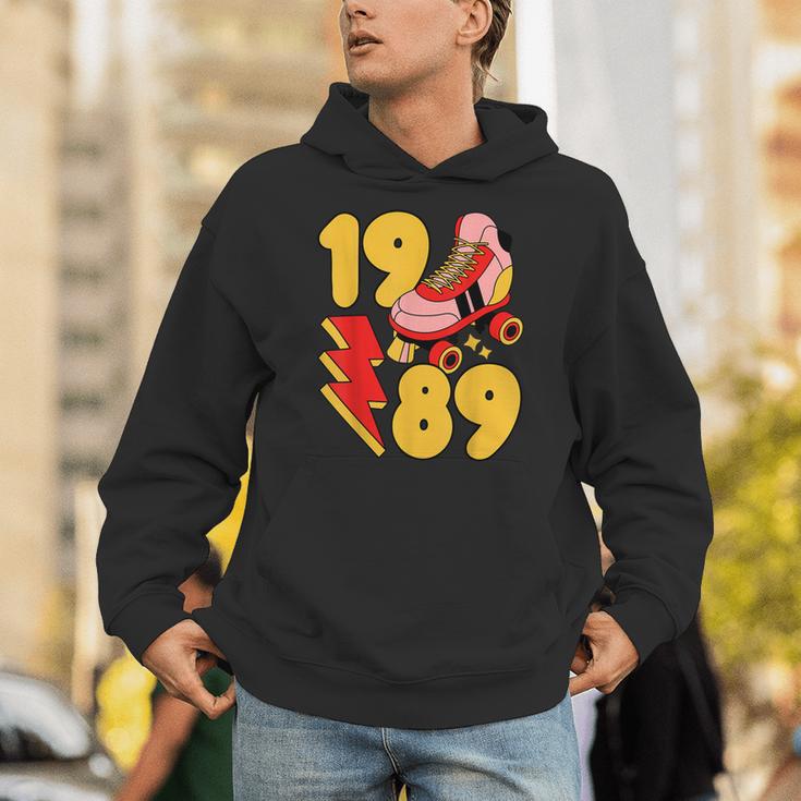 1989 Retro Roller Skate Vintage 80s Nostalgia Collector Unisex Hoodie