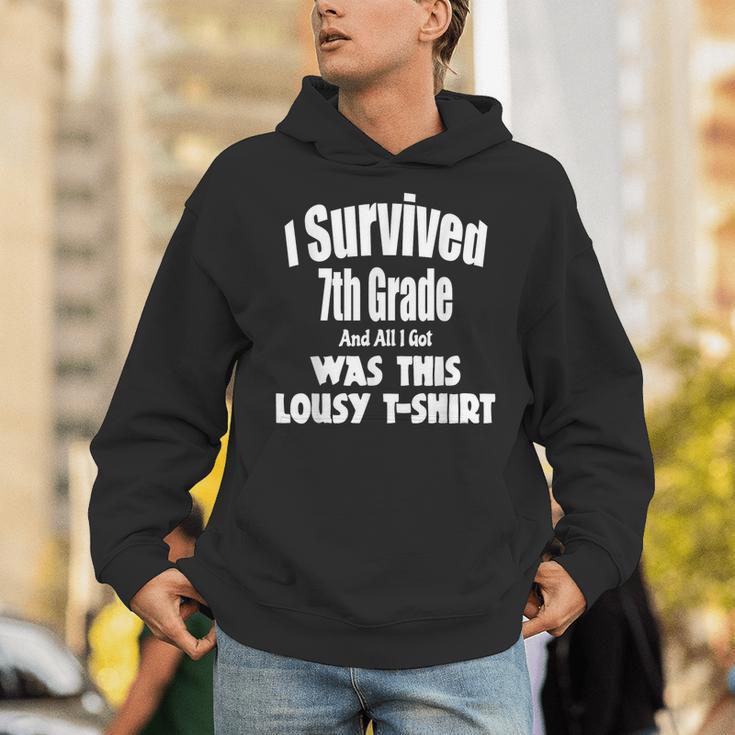 7th Seven Grade Graduation Shirt Boy Girl Graduate Education Unisex Hoodie
