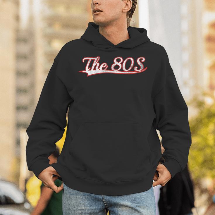 The 80S Eighties Decade Nostalgia Music Vintage Varsity Unisex Hoodie