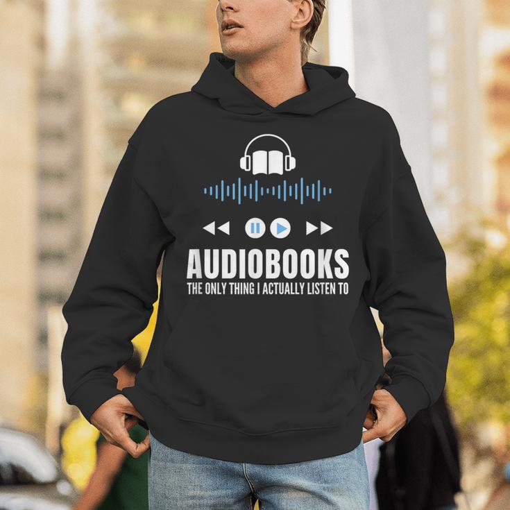 Audiobooks Listener Book Reading Lover Fun Unisex Hoodie Audiobooks Listener Book Reading Lover Fun Unisex Hoodie