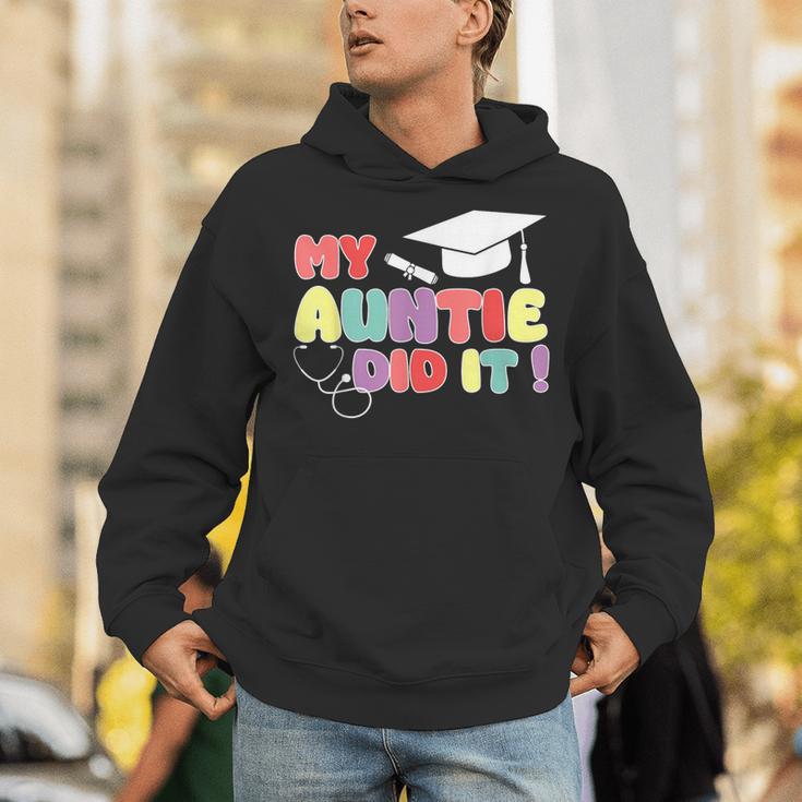 My Auntie Did It Aunt Graduation Nurse Doctor Aunt Graduated Unisex Hoodie