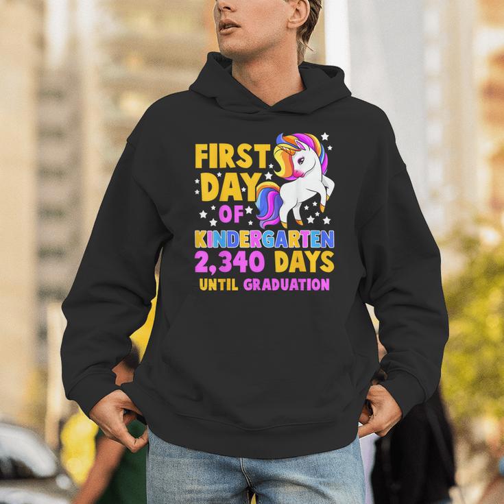 Back To School First Day Of Kindergarten Graduation Unicorn Unisex Hoodie