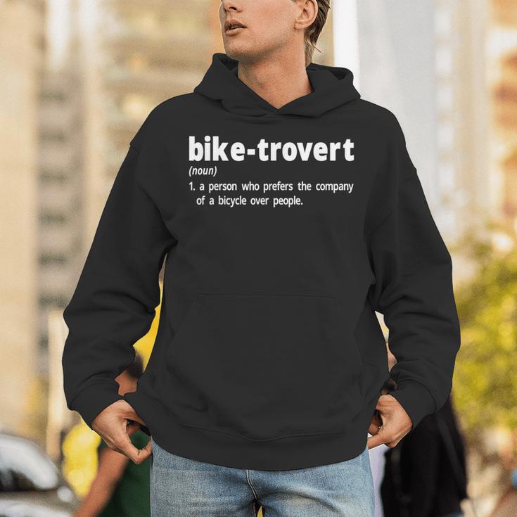 Biketrovert Bicycle Humor Definition Introvert Unisex Hoodie Biketrovert Bicycle Humor Definition Introvert Unisex Hoodie