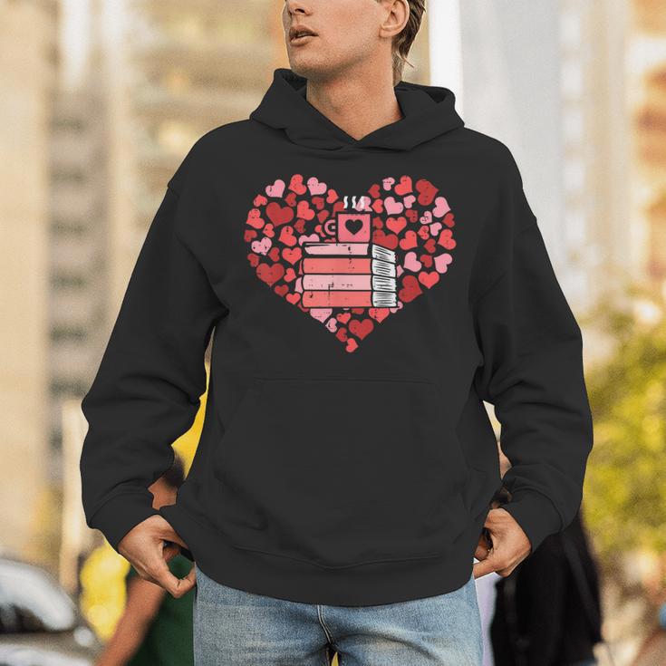 Book Heart Cute Read Book Reading Librarian Across America Unisex Hoodie