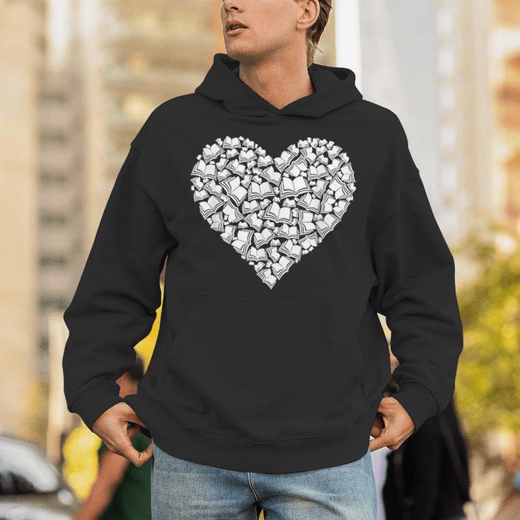 Book Lover Heart Shape Reading Librarian Library Teacher Unisex Hoodie Book Lover Heart Shape Reading Librarian Library Teacher Unisex Hoodie