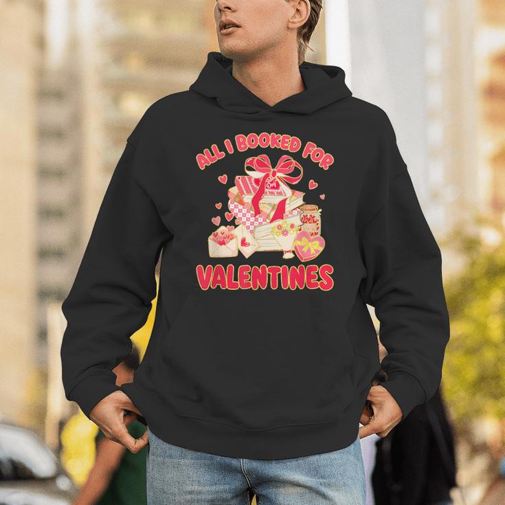 Booked For Valentine Books Lover Bookworm Librarian Teacher Unisex Hoodie