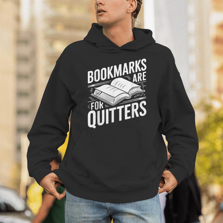 Bookmarks Quote Library Book Reader Unisex Hoodie