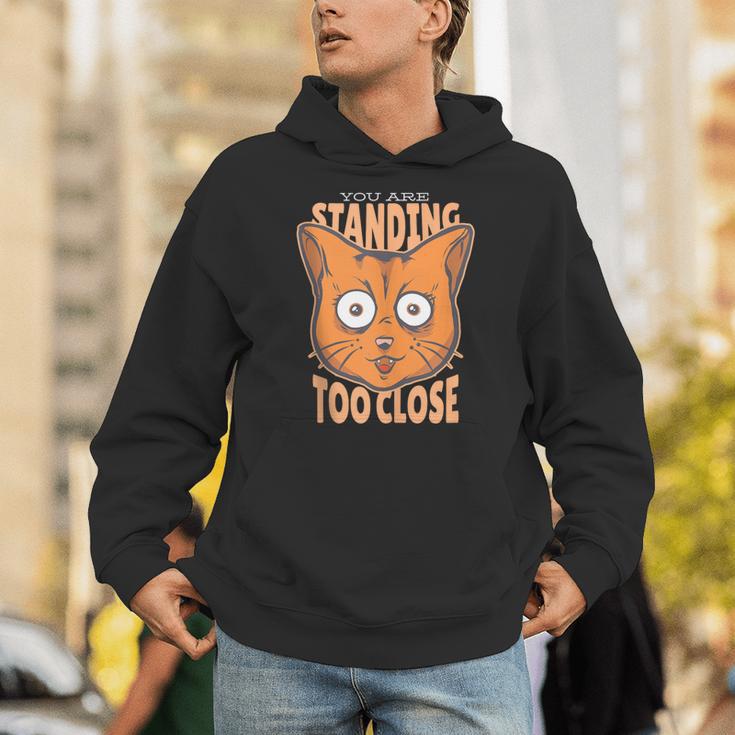 Cat Lover Antisocial Too Close Introvert People Hater Unisex Hoodie Cat Lover Antisocial Too Close Introvert People Hater Unisex Hoodie