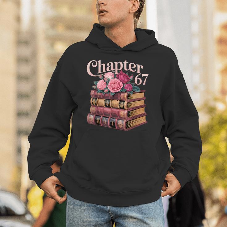 Chapter 67 Floral Book Stack Unisex Hoodie