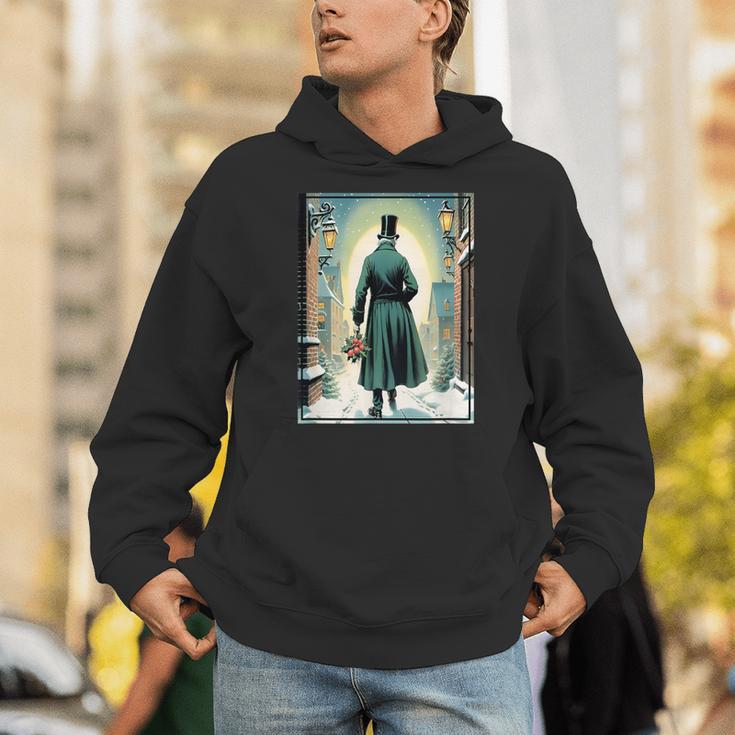Charles Dickens Christmas Classic Book Ebeneezer Scrooge -Adults Kids Small Short Sleeve T-Shirt Unisex Hoodie