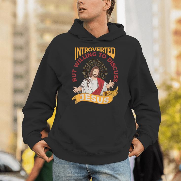 Christian Jesus Religious Sayings Catholic Introvert Unisex Hoodie