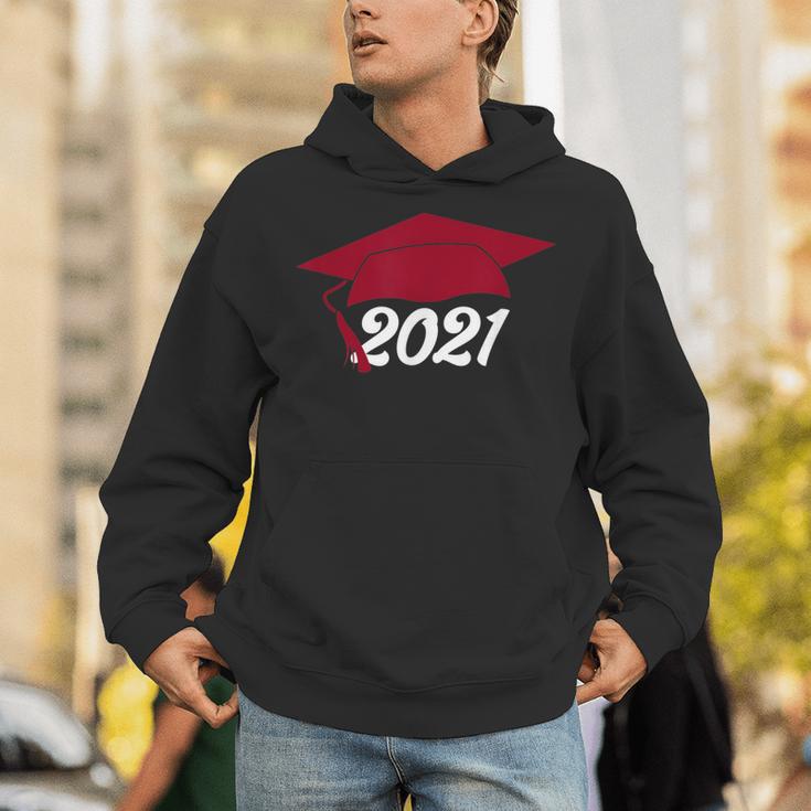 Class Of 2021 Burgundy Regalia Graduation Unisex Hoodie