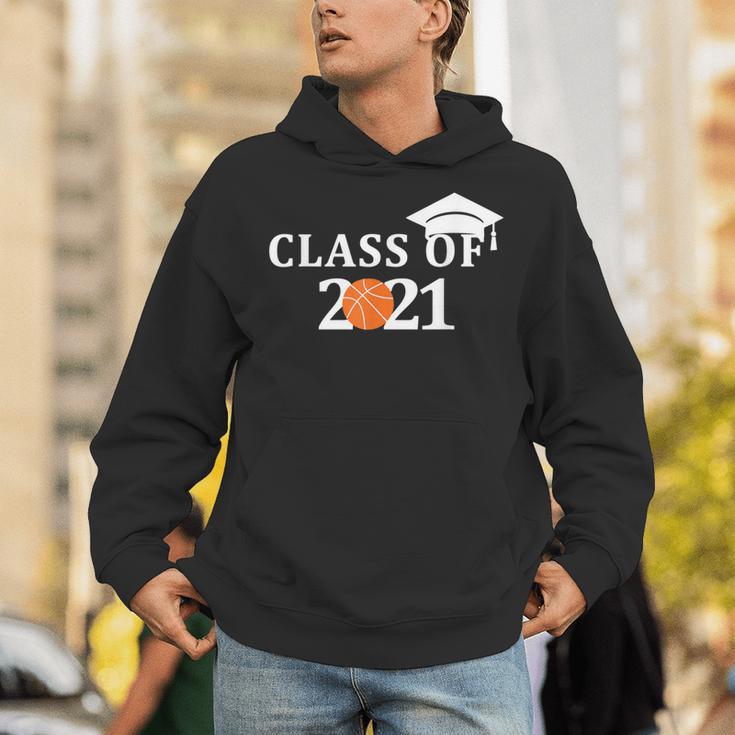 Class Of 2021 Graduation Him Her Basketball Pullover Unisex Hoodie