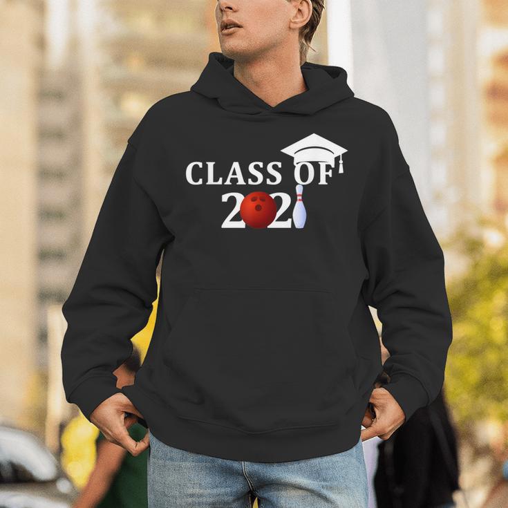 Class Of 2021 Graduation For Him Her Bowling Unisex Hoodie
