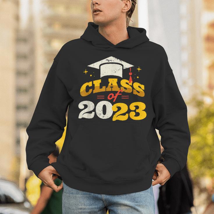Class Of 2023 School Graduation Vintage Retro Class Of 2023 Unisex Hoodie