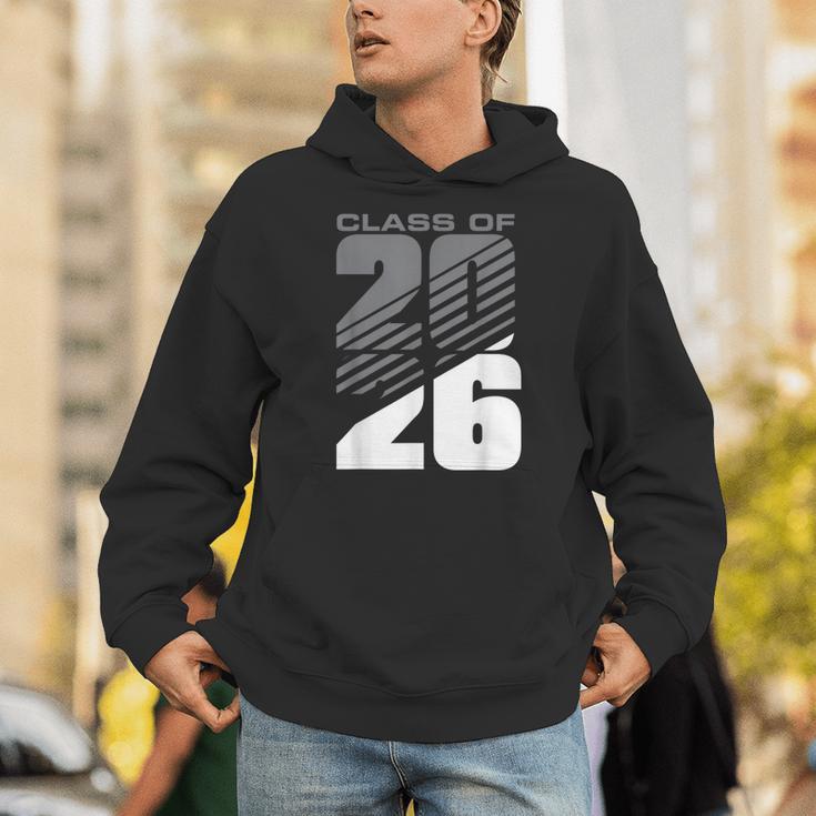 Class Of 2026 High School Senior Graduation Grey Sport Style Unisex Hoodie