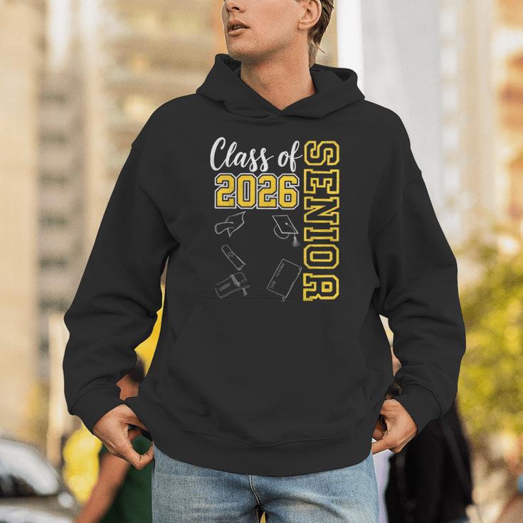 Class Of 2026 Senior 26 High School Graduation -Gold Unisex Hoodie