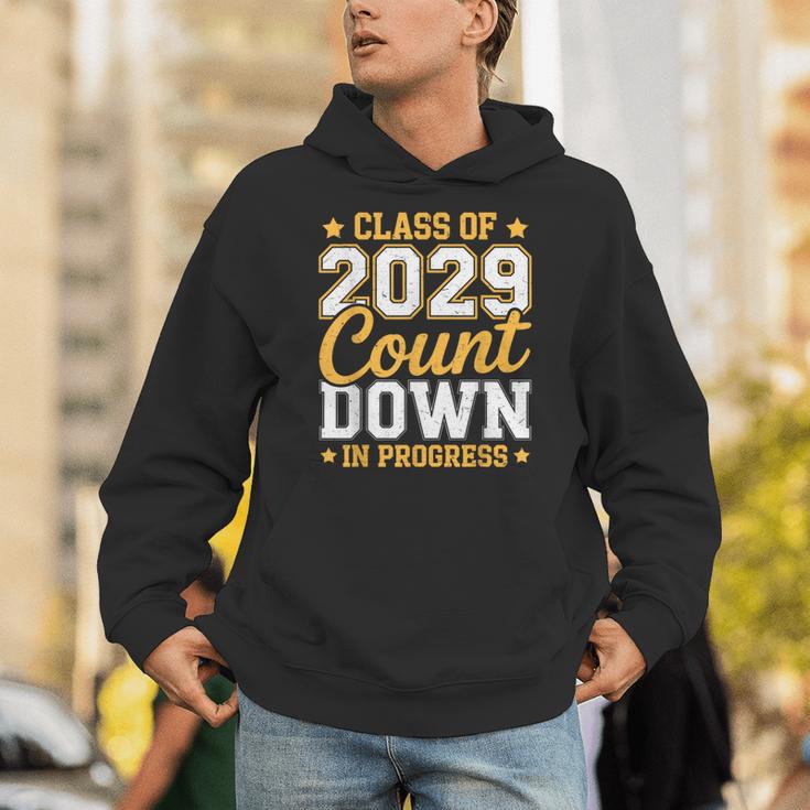 Class Of 2029 Count Down Fun First Day 8th Grade Graduation Unisex Hoodie