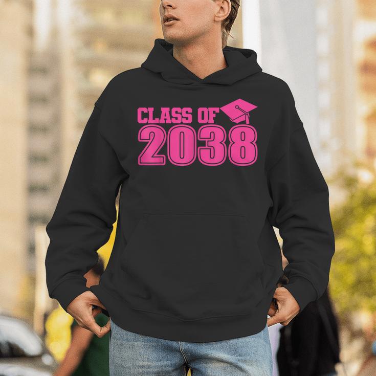 Class Of 2038 Pink Girls Growing Up School Memory Graduation Unisex Hoodie Class Of 2038 Pink Girls Growing Up School Memory Graduation Unisex Hoodie