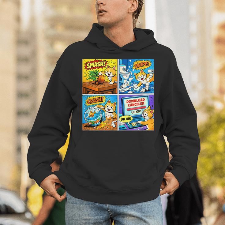Comic Reader Comic Book Merch Vintage Reading Comic Books Unisex Hoodie