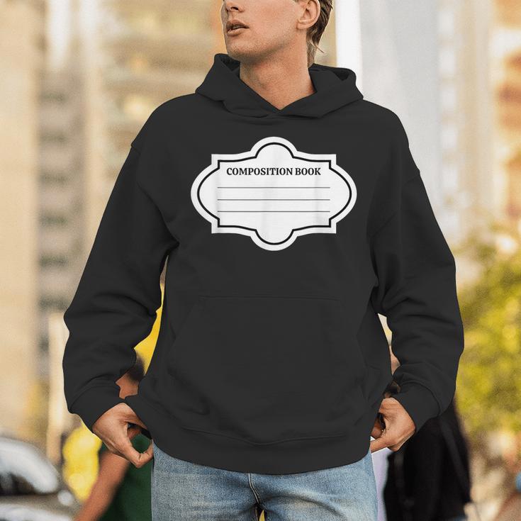Composition Book Notebook Teacher's Halloween Group Costume Unisex Hoodie Composition Book Notebook Teacher's Halloween Group Costume Unisex Hoodie