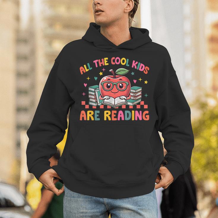 All The-Cool Kids Are Reading Book Lover Librarian Bookworm Unisex Hoodie