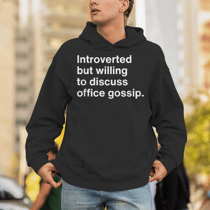 Coworker Office Gossip Introverted Gossiper Unisex Hoodie Coworker Office Gossip Introverted Gossiper Unisex Hoodie