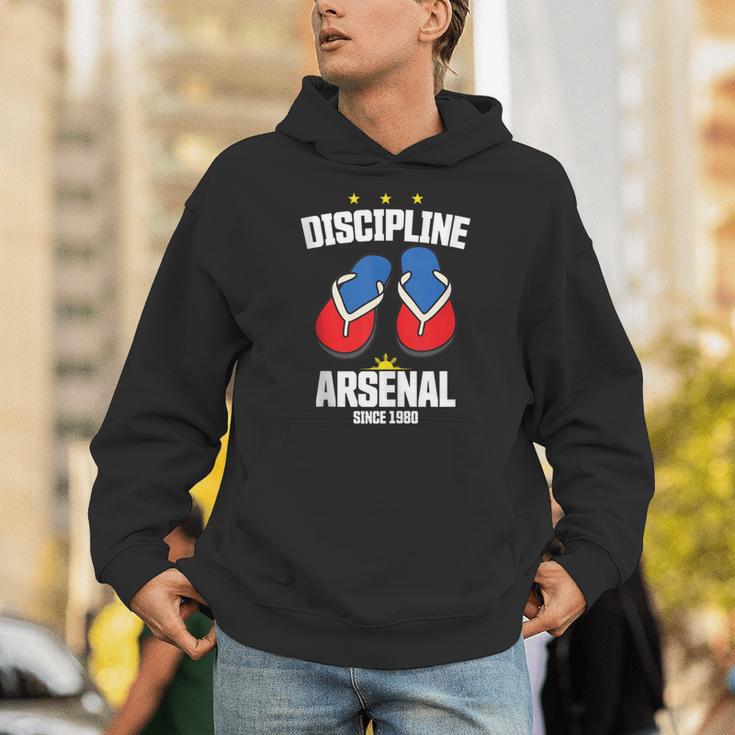 Discipline Arsenal Pinoy Nostalgia Filipino Tsinelas Unisex Hoodie Discipline Arsenal Pinoy Nostalgia Filipino Tsinelas Unisex Hoodie