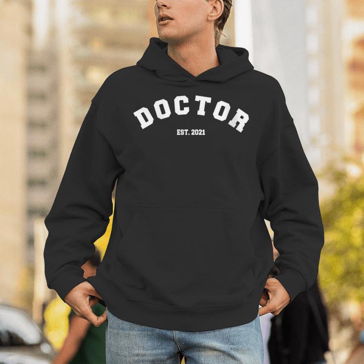 Doctor 2021 Est Medical Doctor Med School Graduation Unisex Hoodie