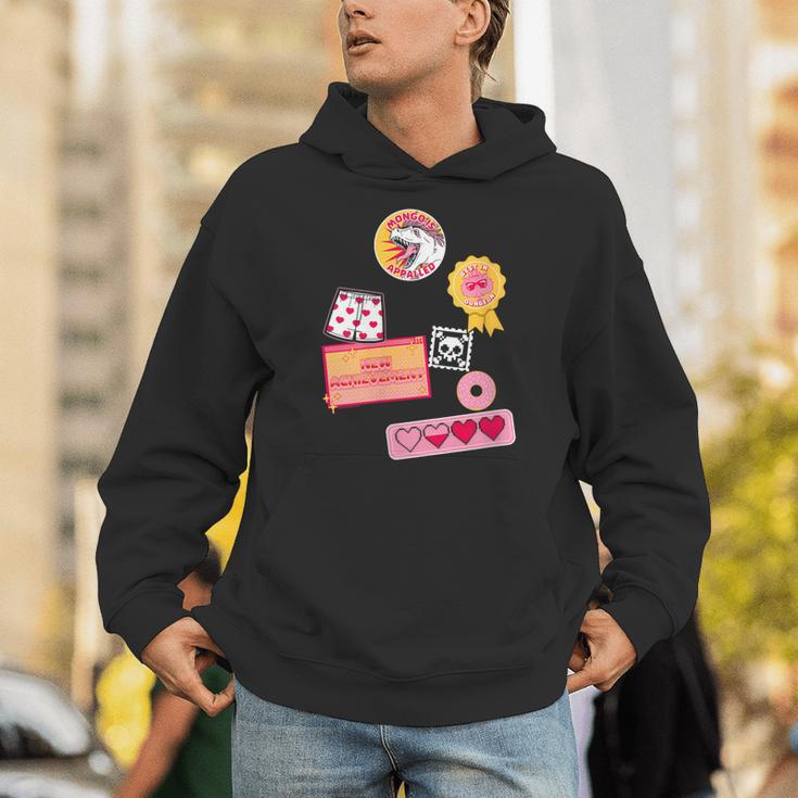Dungeon Crawler Carl Colorful Sticker Collage LitRPG Book Unisex Hoodie