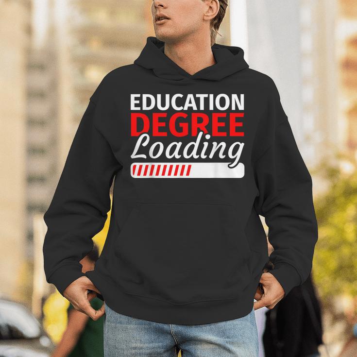 Education Major Shirts Teaching Degree Loading Graduation Unisex Hoodie