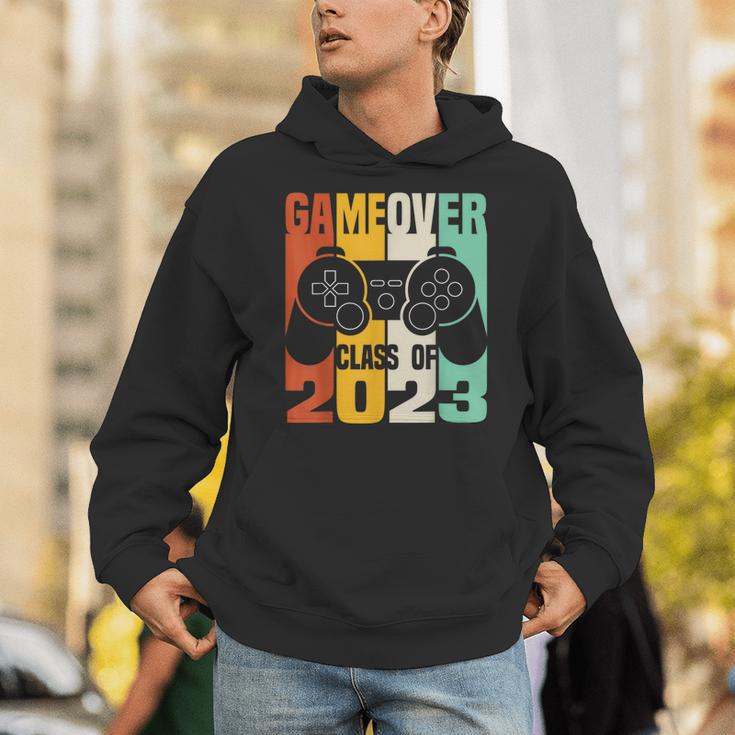 GAME OVER Class Of 2023 Video Games Vintage Graduation Gamer Unisex Hoodie