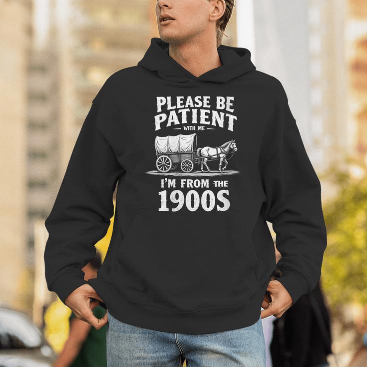 Gentle Nostalgia Plea Please Be Patient I'm From The 1900s Unisex Hoodie