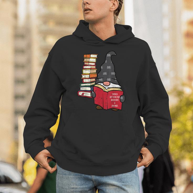 Gnome Read Reading Book Librarian Across America Women Kids Unisex Hoodie