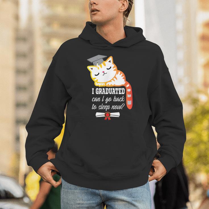 I Graduated Can I Go Back To Sleep Now Graduation Unisex Hoodie