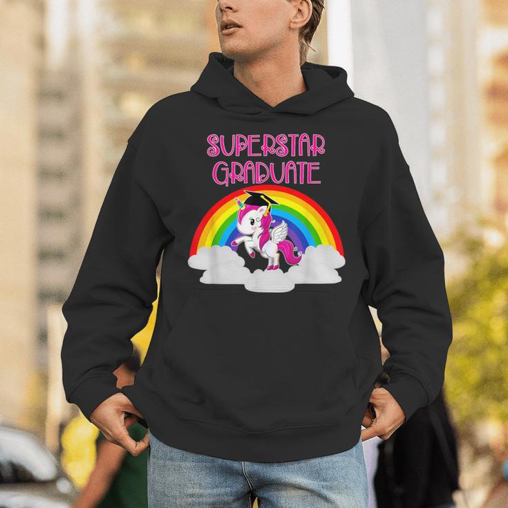 Graduation Unicorn Superstar Magical Colorful Rainbow Tshirt Unisex Hoodie