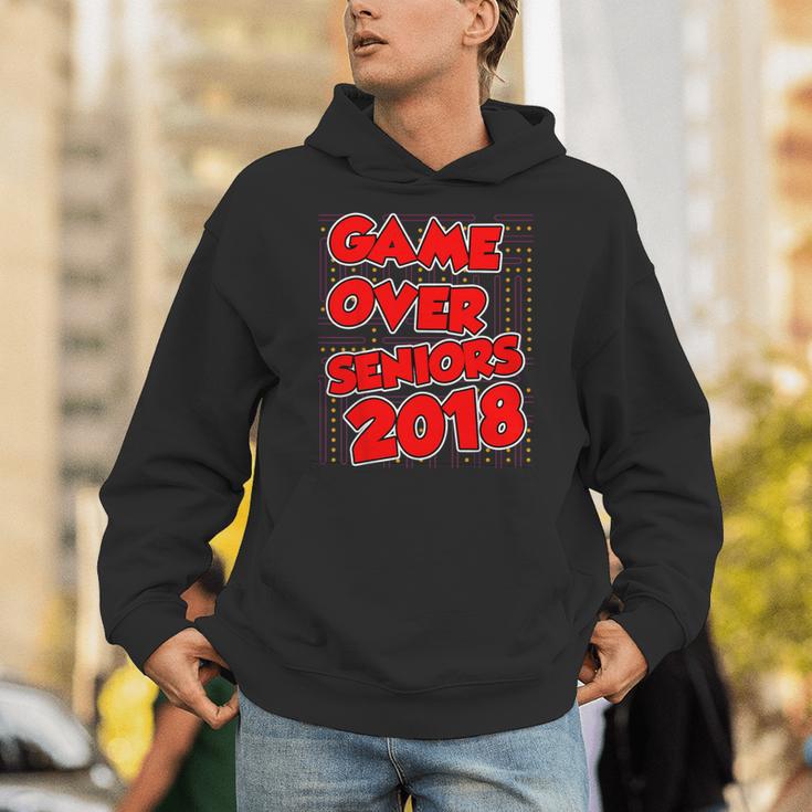 High School Graduation Tshirt Game Over Senior Class Of 2018 Unisex Hoodie