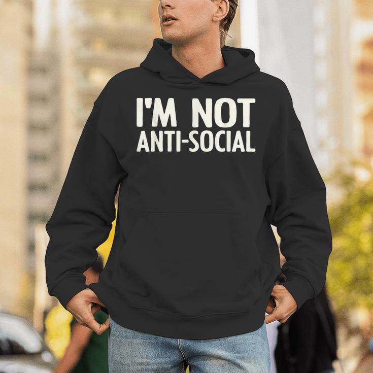 I'm Not Anti-Social I Introvert Unisex Hoodie
