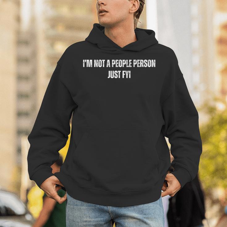 I'm Not a People Person Anti-Social Introvert Unisex Hoodie I'm Not a People Person Anti-Social Introvert Unisex Hoodie