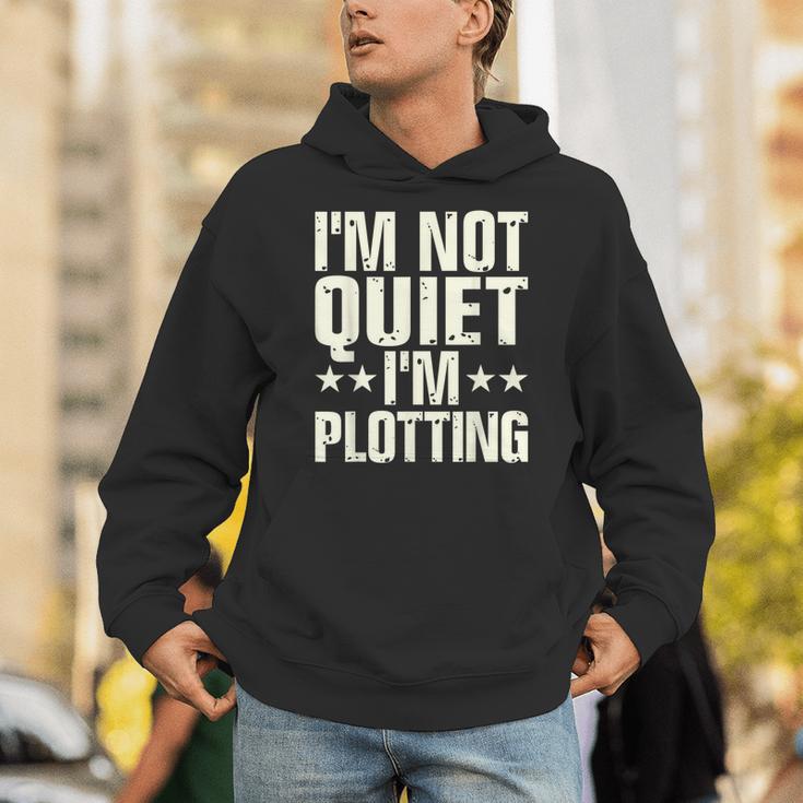 I'm Not Quiet I'm Plotting I Introvert Unisex Hoodie I'm Not Quiet I'm Plotting I Introvert Unisex Hoodie