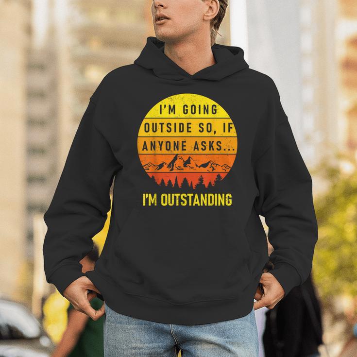 I'm Outstanding Retro Introvert Mountain Trip Lover Unisex Hoodie I'm Outstanding Retro Introvert Mountain Trip Lover Unisex Hoodie